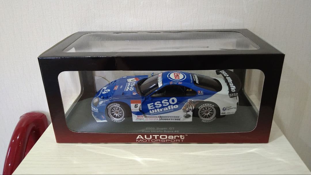 ホビーラジコン AUTOart 2005 SuperGT Esso Ultraflo Supra 1:18 Autoart Esso Ultraflo Supra Unboxing and Review! - YouTube