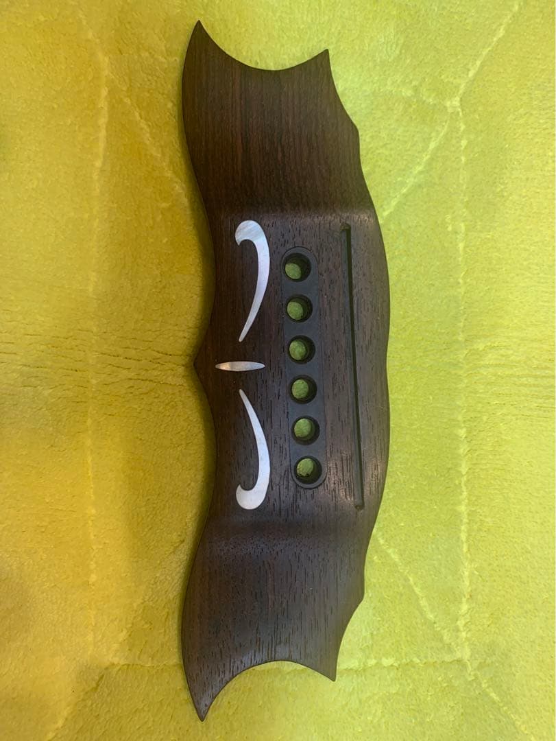 ギブソン70年代J200 ブリッジ Gibson J-200 (1968) bone made sadle for ajustable bridge - scrapbook3