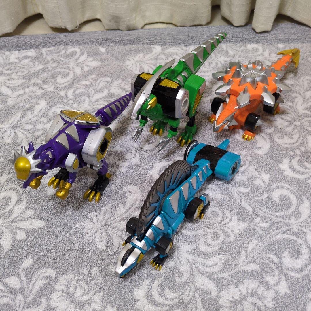 爆竜　爆竜戦隊　アバレンジャー　ロボット　ロボ　ゴジュウジャー　アンキロベイルス PowerRangers Dino Thunder All megazord】アバレンジャーの全DXロボで