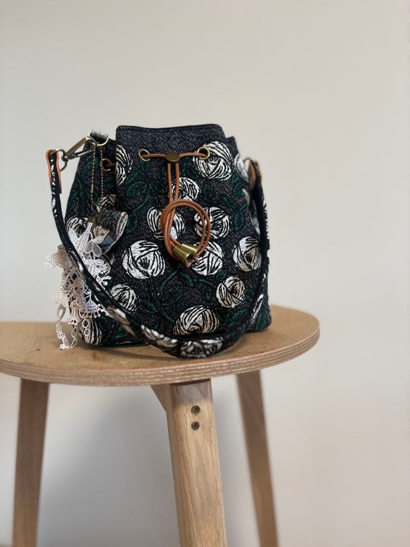 ミナペルホネン◯ハンドメイド◯pitaフォンデュ巾着bag ミナペルホネン◯ハンドメイド◯pitaフォンデュ巾着bag ミナペルホネン