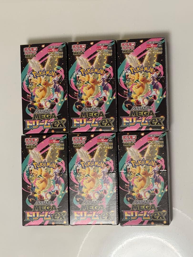 ポケモンカード メガドリームex 6BOX 新品未開封 新品未開封 ポケモンカードゲーム MEGAドリームEX 6箱 メガドリームex