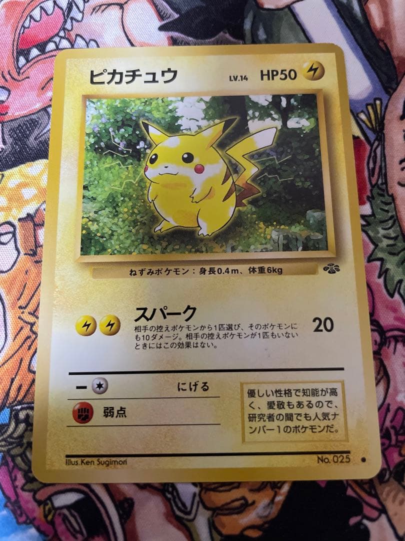 希少美品 旧裏ピカチュウ ○ 第2弾拡張パック ポケモンジャングル