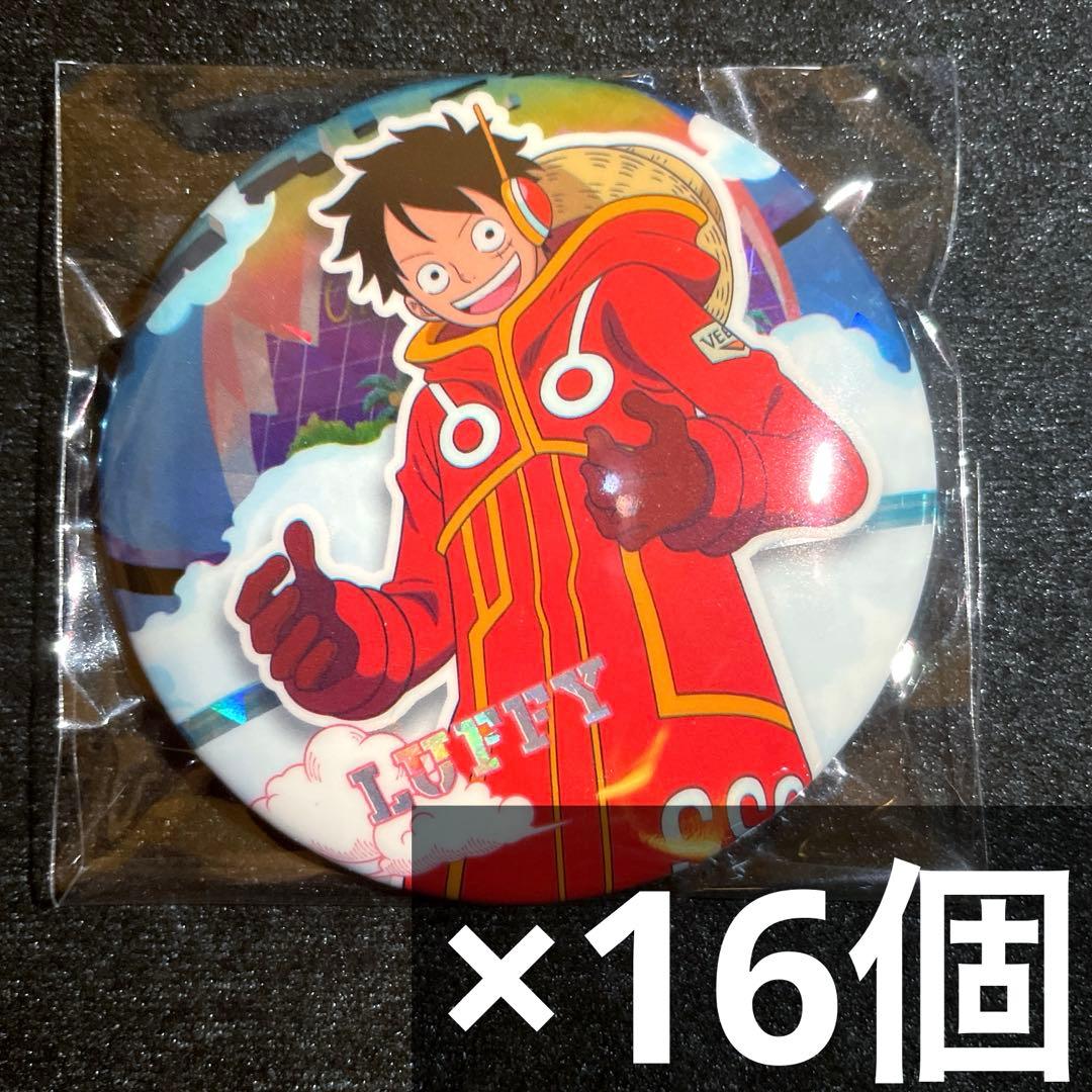 ワンピース onepiece ホログラム缶バッジ エグへ ルフィ 16個 ONE PIECE』缶バッジセット／ルフィ・ボニー エッグヘッド編