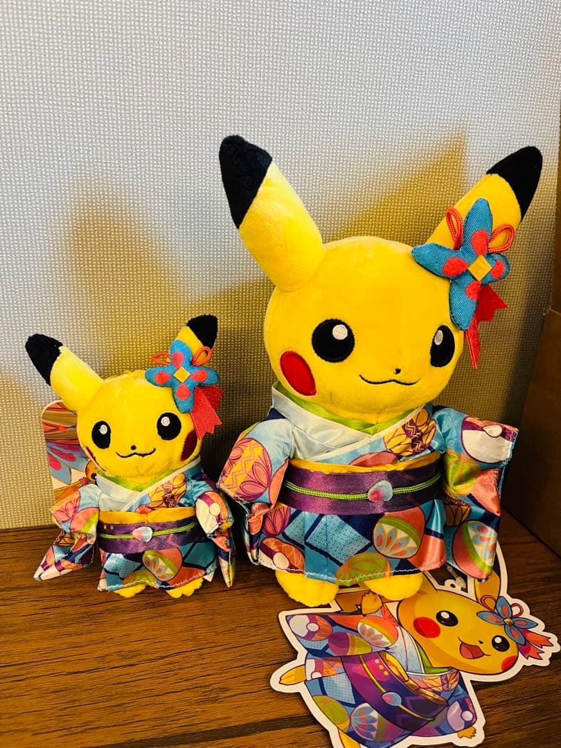 新品未使用！】金沢 限定 加賀友禅着物 ピカチュウぬいぐるみ - メルカリ