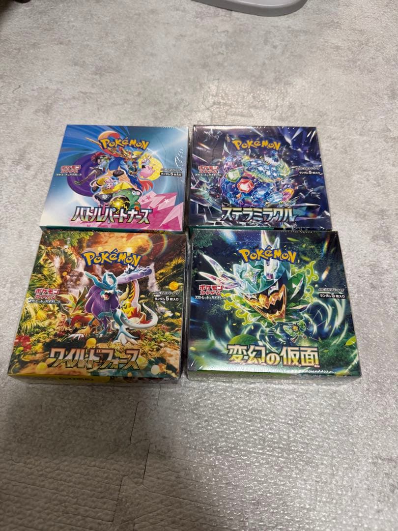 ポケモンカードゲーム 4box - メルカリ