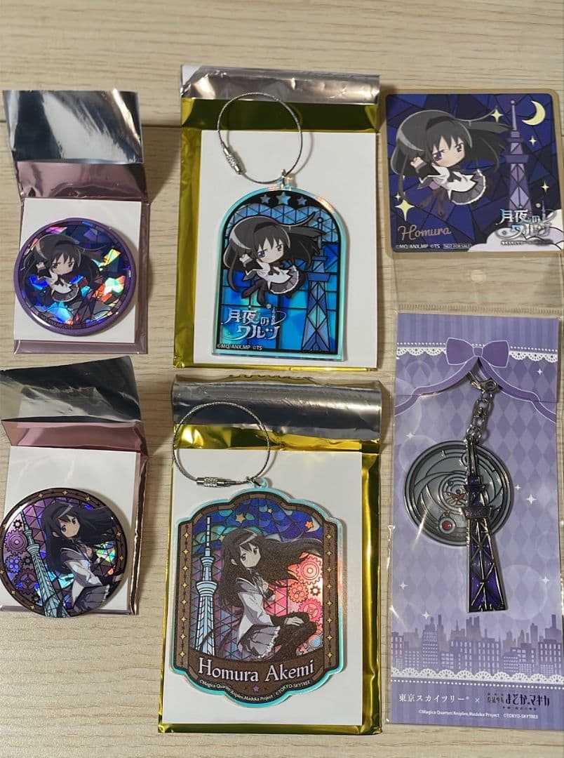 魔法少女まどか☆マギカ　スカイツリーコラボ商品　まとめ売りセット　「暁美ほむら」 魔法少女まどか☆マギカ スカイツリーコラボ商品 まとめ売りセット
