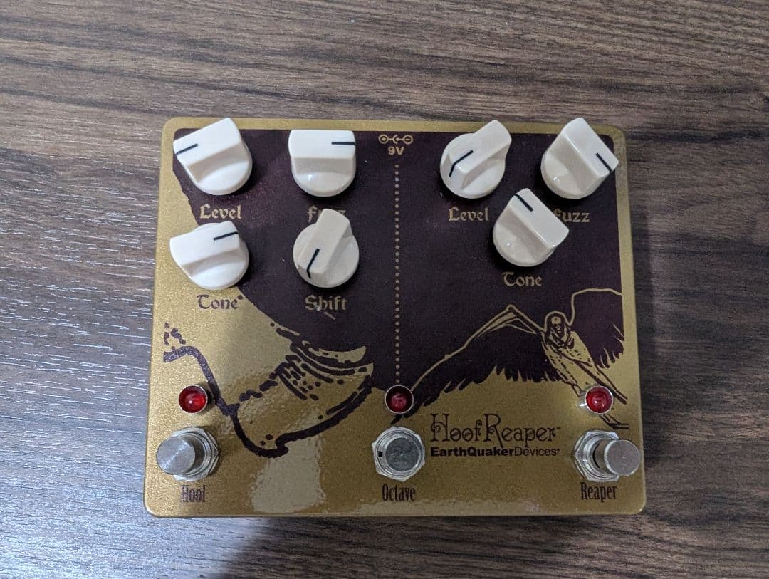 【廃盤品】EarthQuaker Devices Hoof Reaper Hoof Reaper オクターブアップ付き2チャンネルファズ — EarthQuaker