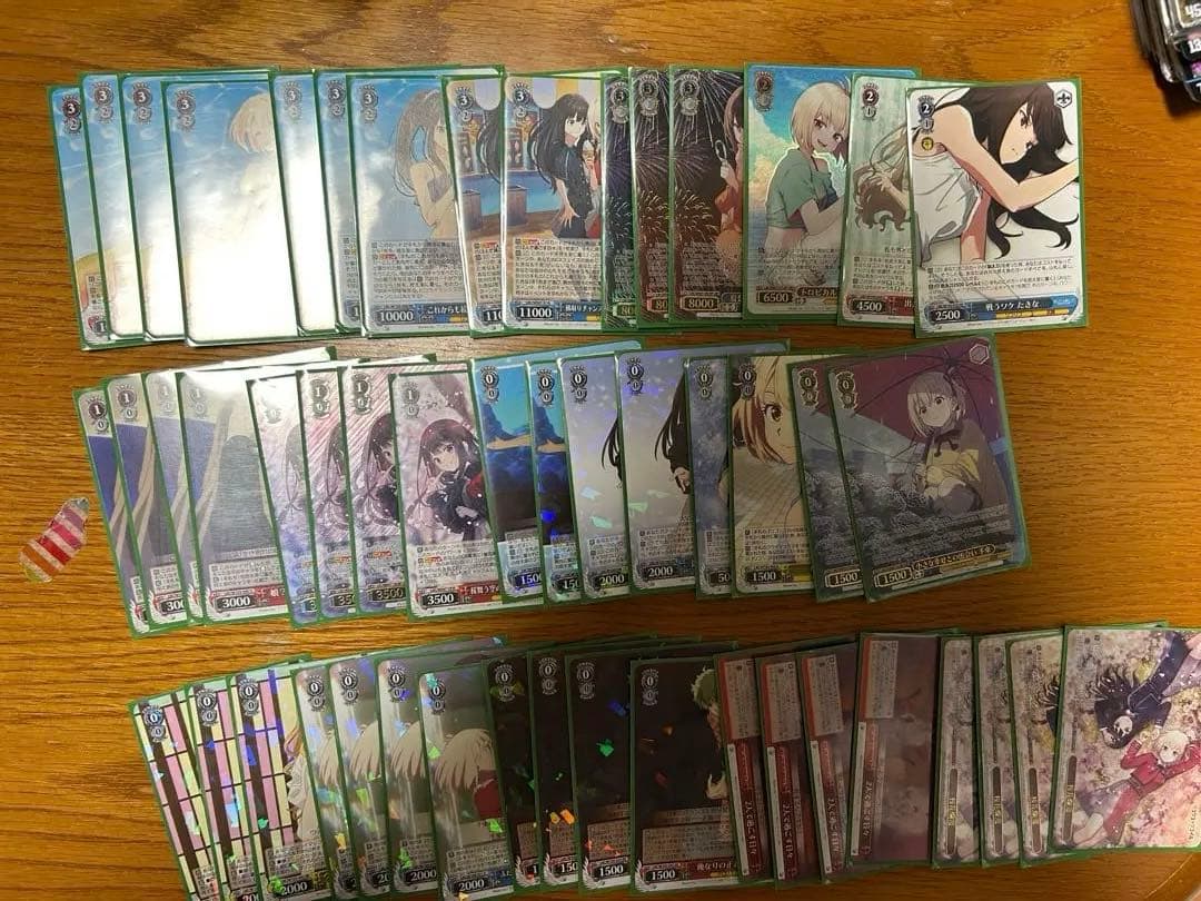 ヴァイスシュバルツ　リコリスリコイル　デッキと旧弾ほぼ4コン 14827-6796-