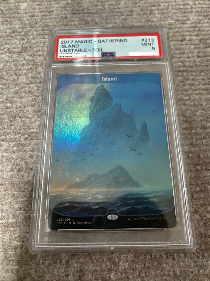 アンステーブル　島　PSA9 MTG MTG✨ISLAND (Full Art) FOIL✨Unsanctioned PSA 9 MINT Land A
