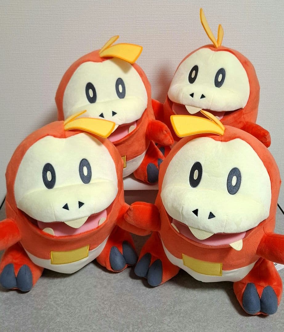めちゃもふぐっと ぬいぐるみ ホゲータ 元気いっぱいver.　4個セット ポケットモンスター めちゃもふぐっとぬいぐるみ～ホゲータ～元気