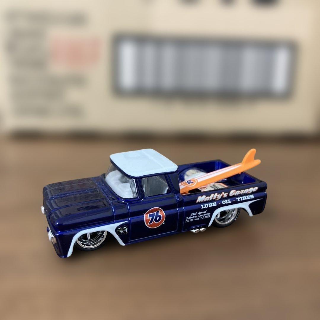 ホットウィール　CUSTOM 62 CHEVY PICKUP LAコンベンション CUSTOM '62 CHEVY PICKUPのレビュー！小粋なサーフトラックが廃品回収