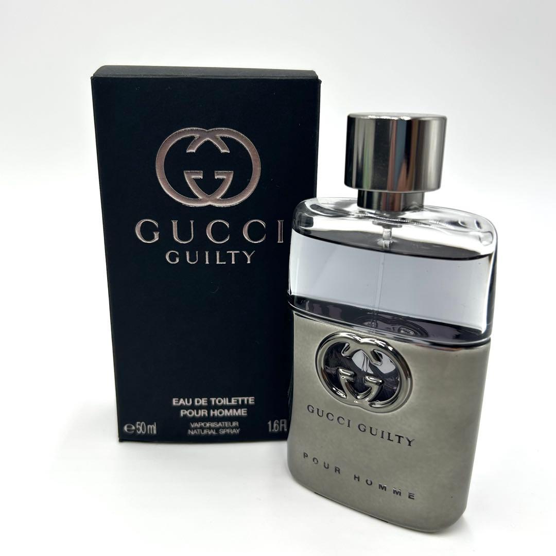 ★箱付き★【未使用級】残量約9割 GUCCI プールオムオードトワレ 香水 グッチ ギルティ プールオム〕 オードトワレ 90ml ・オードトワレ
