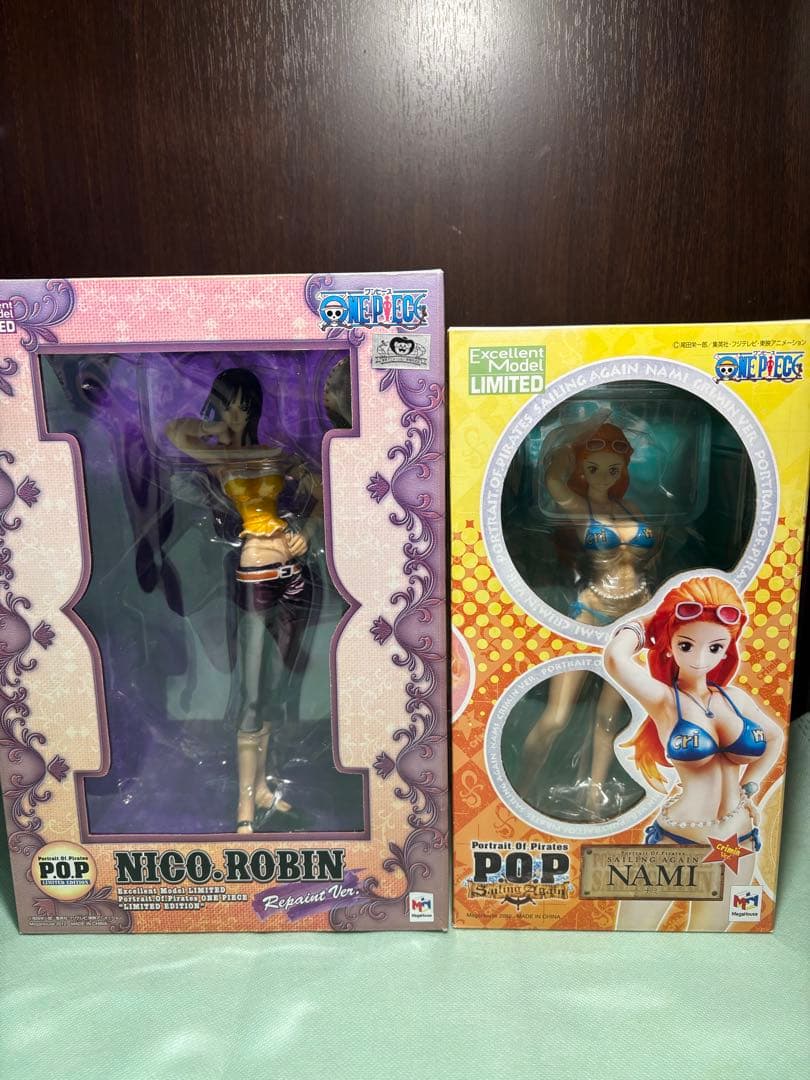 ONE PIECE ナミ　ロビン　フィギュア 2体セット　ワンピース Yahoo!オークション - 美品 ワンピース フィギュア2種セット ナミ ＆