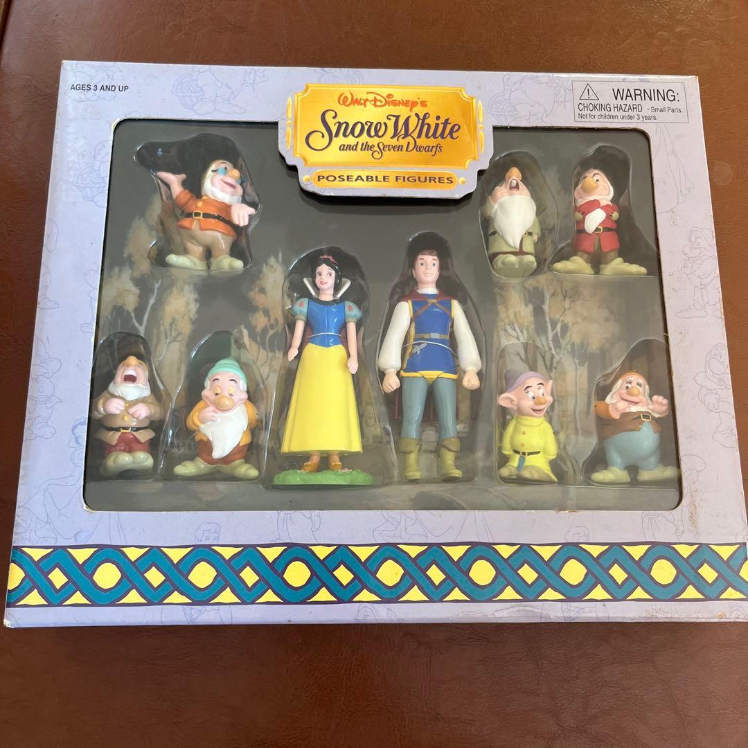 【希少】Disney スノーホワイトと七人の小人 可動フィギュアセット 希少】Disney スノーホワイトと七人の小人 可動フィギュアセット 希少