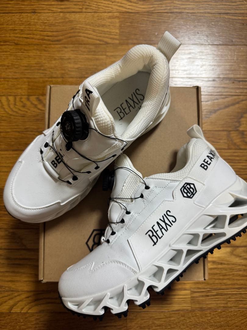 Rさん専用 BEAXIS ゴルフシューズ ホワイト