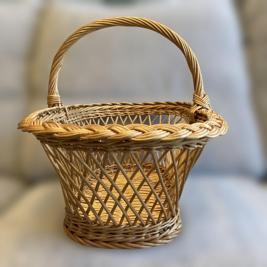 フランス製アンティークバスケット