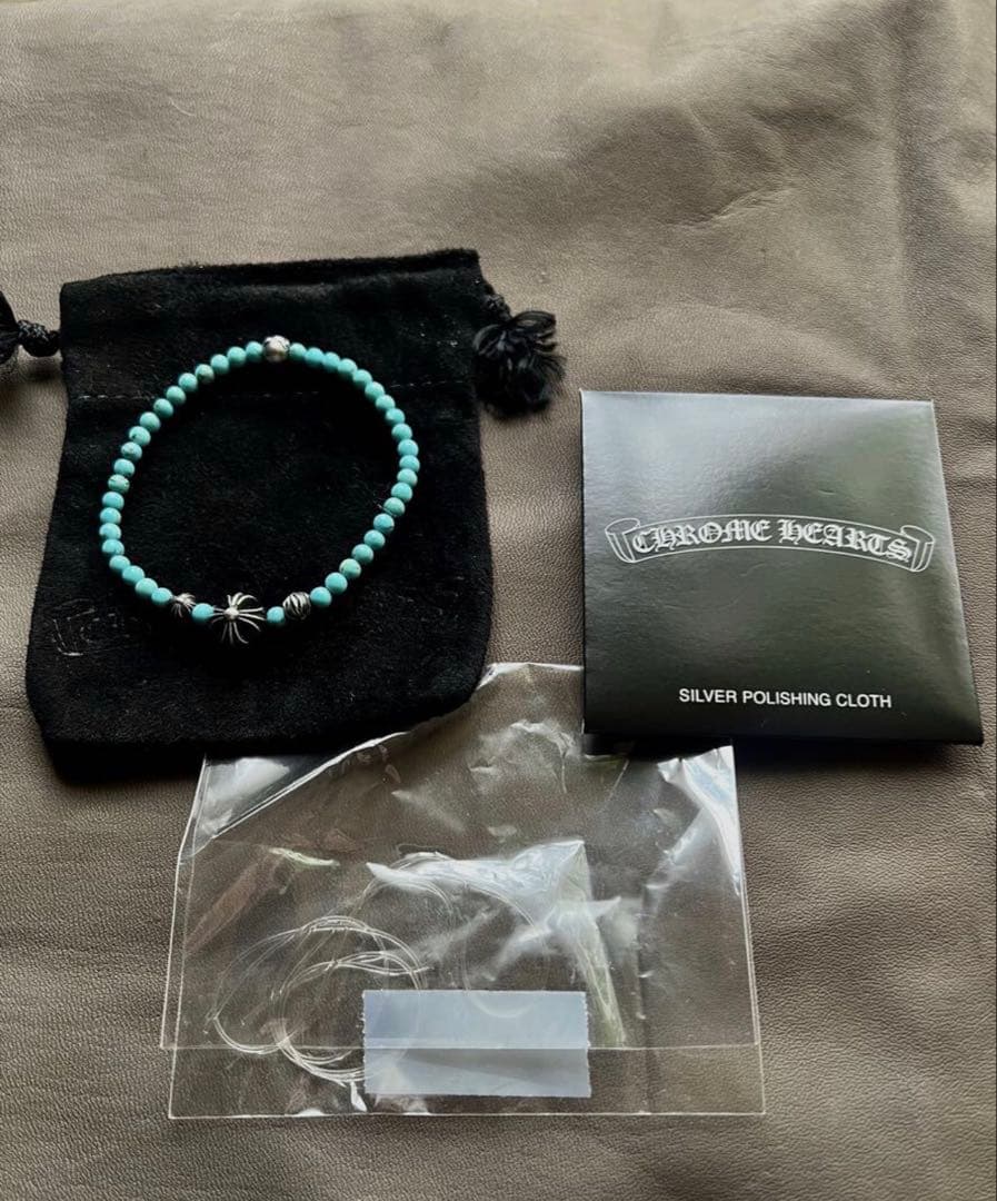 Chrome Hearts ターコイズビーズブレスレット