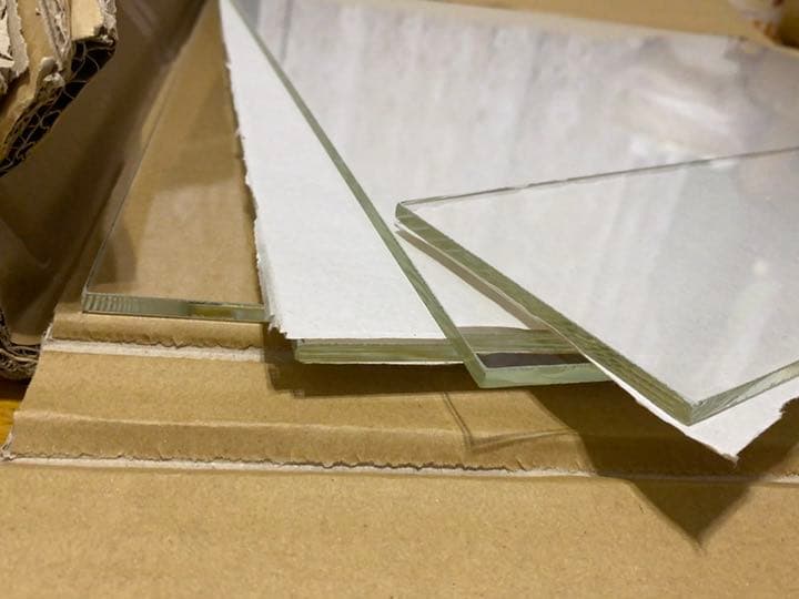 耐熱ガラス厚み５mm「 450mm×440mm・450mm×100mm」