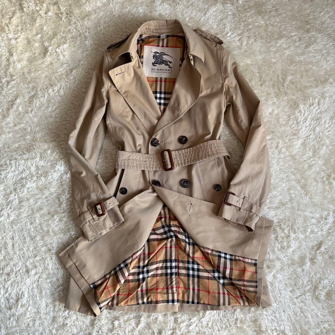 バーバリートレンチコート ESTABLISHED1856 ノバチェック ベルト