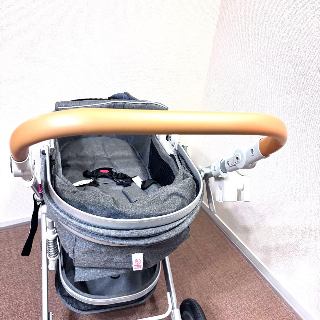 未使用級⭐️ belecoo ベビーカー チャイルドシート グレー ベビーキャリー