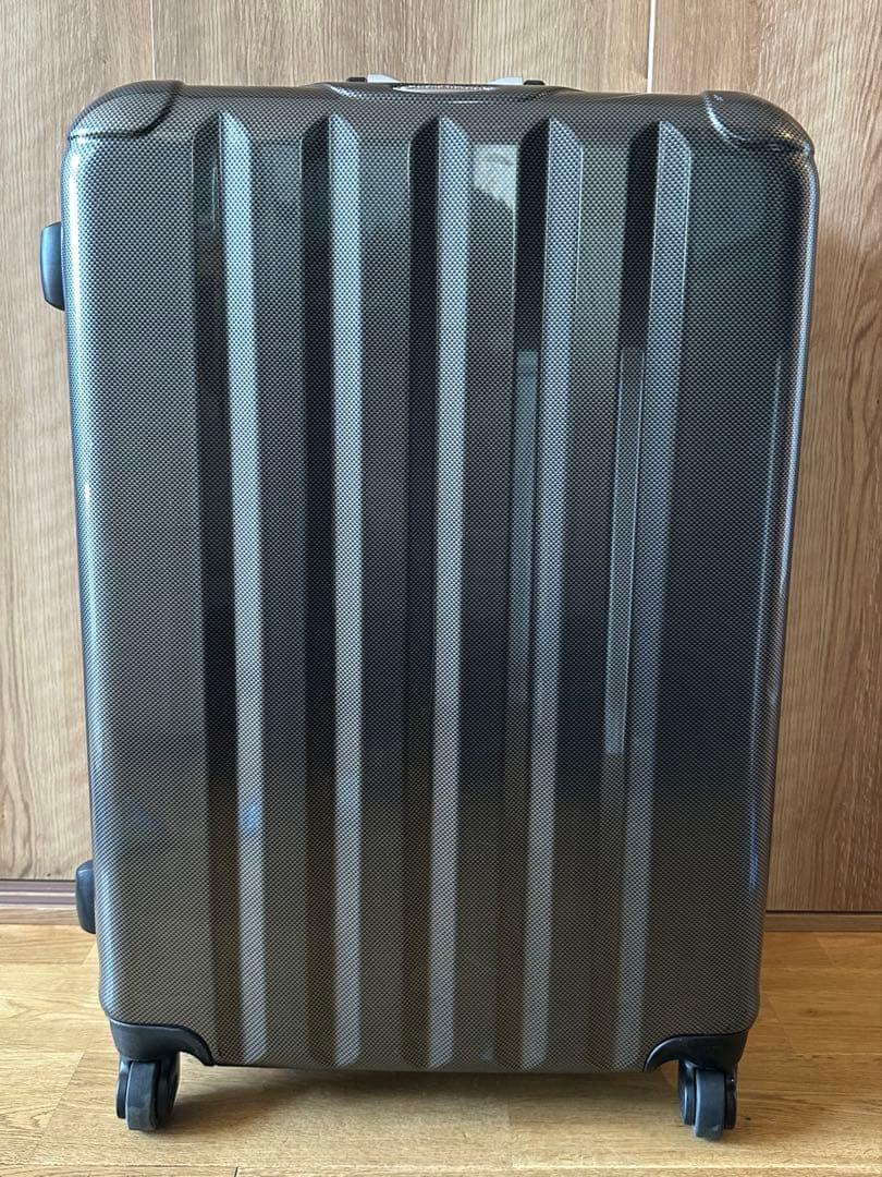 ACE WORLD Traveler スーツケース 91L シルバーカーボン