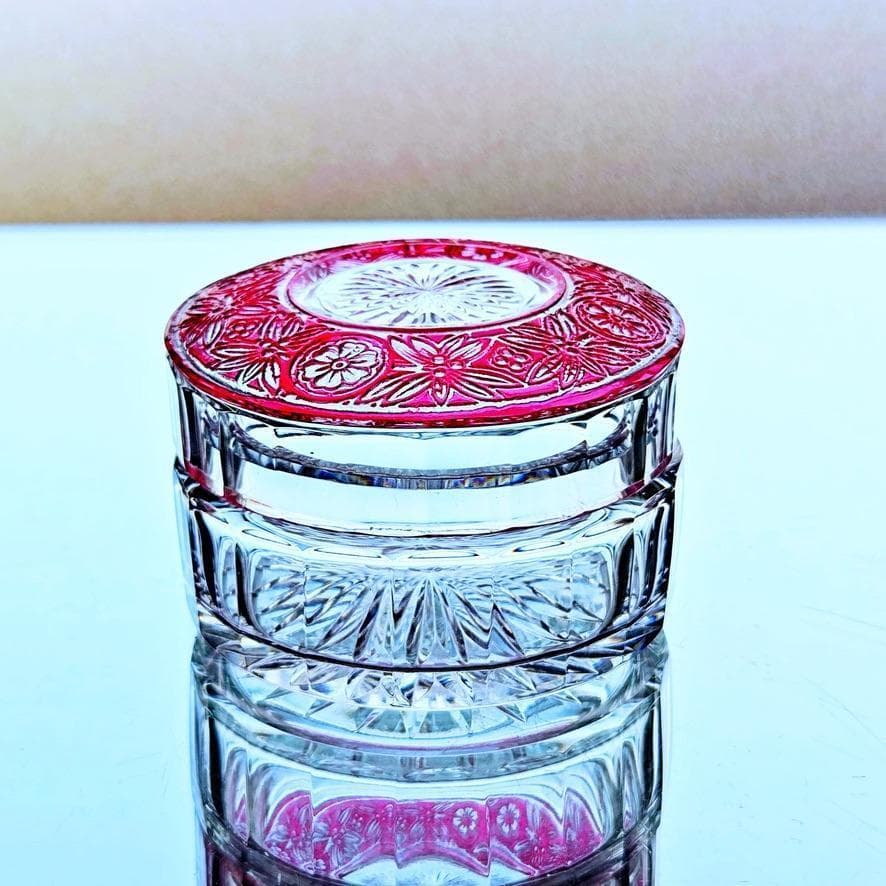 花のオールドバカラ エンパイアのコフレ フーシャピンク 1916年