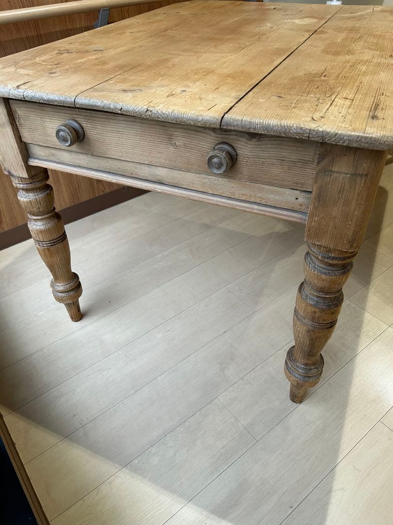 F F3、購入出来ません。イギリスアンティークパインダイニングテーブル