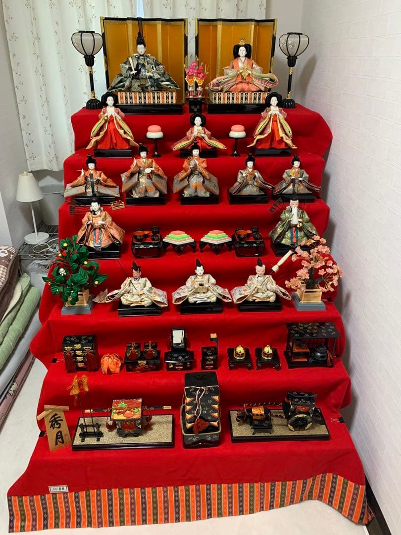 【手渡しお引き取り限定！】ひな人形　７段飾り
