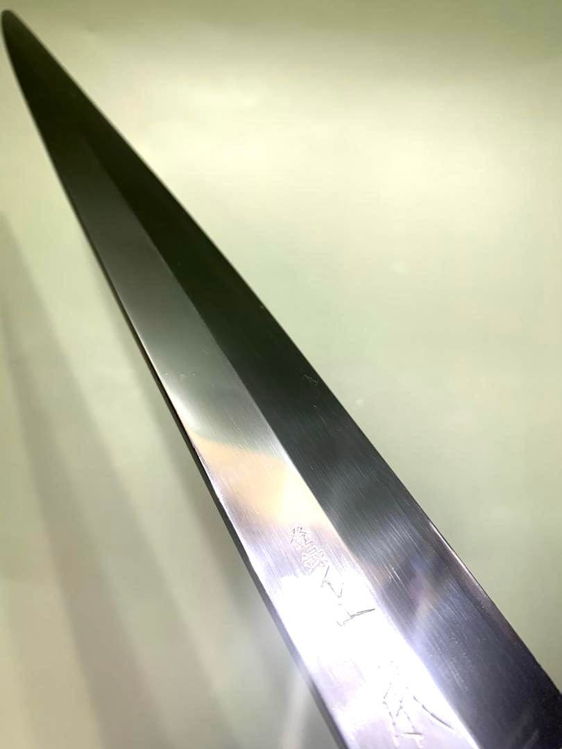 正本　柳刃包丁　秀　刃渡り27.5cm