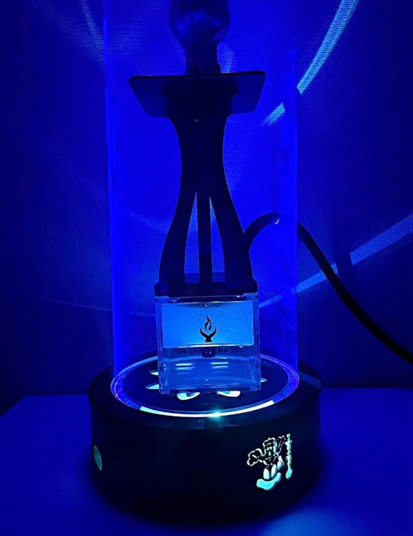 シーシャ シーシャ台　スタンド 台 本体 炭 水タバコ 台座 ブルー