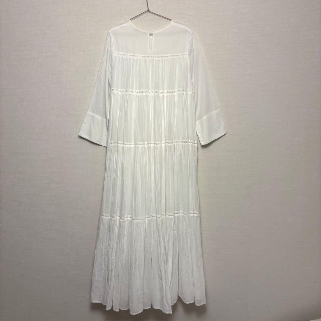 【ne Quittez pas】ヌキテパ　ティアードワンピース ロングワンピース