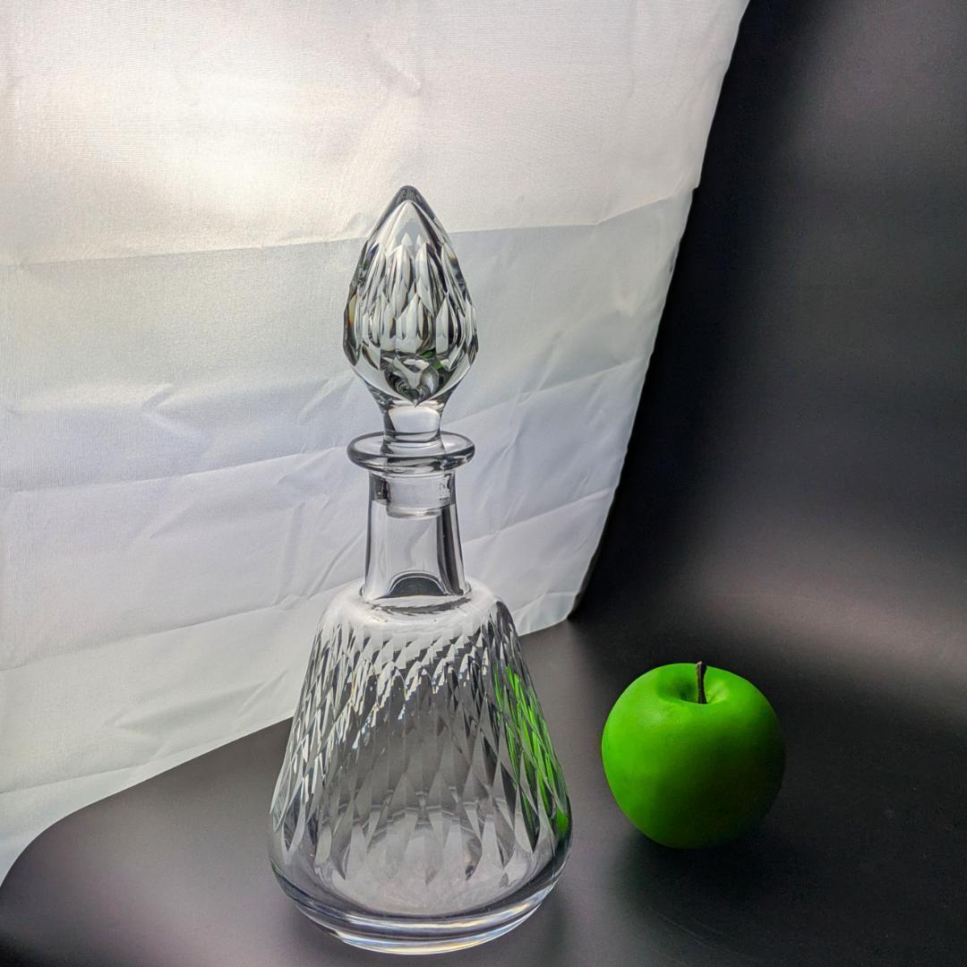 バカラ アルマニャック デキャンタ ダイヤカット 29cm 1952-86 刻印