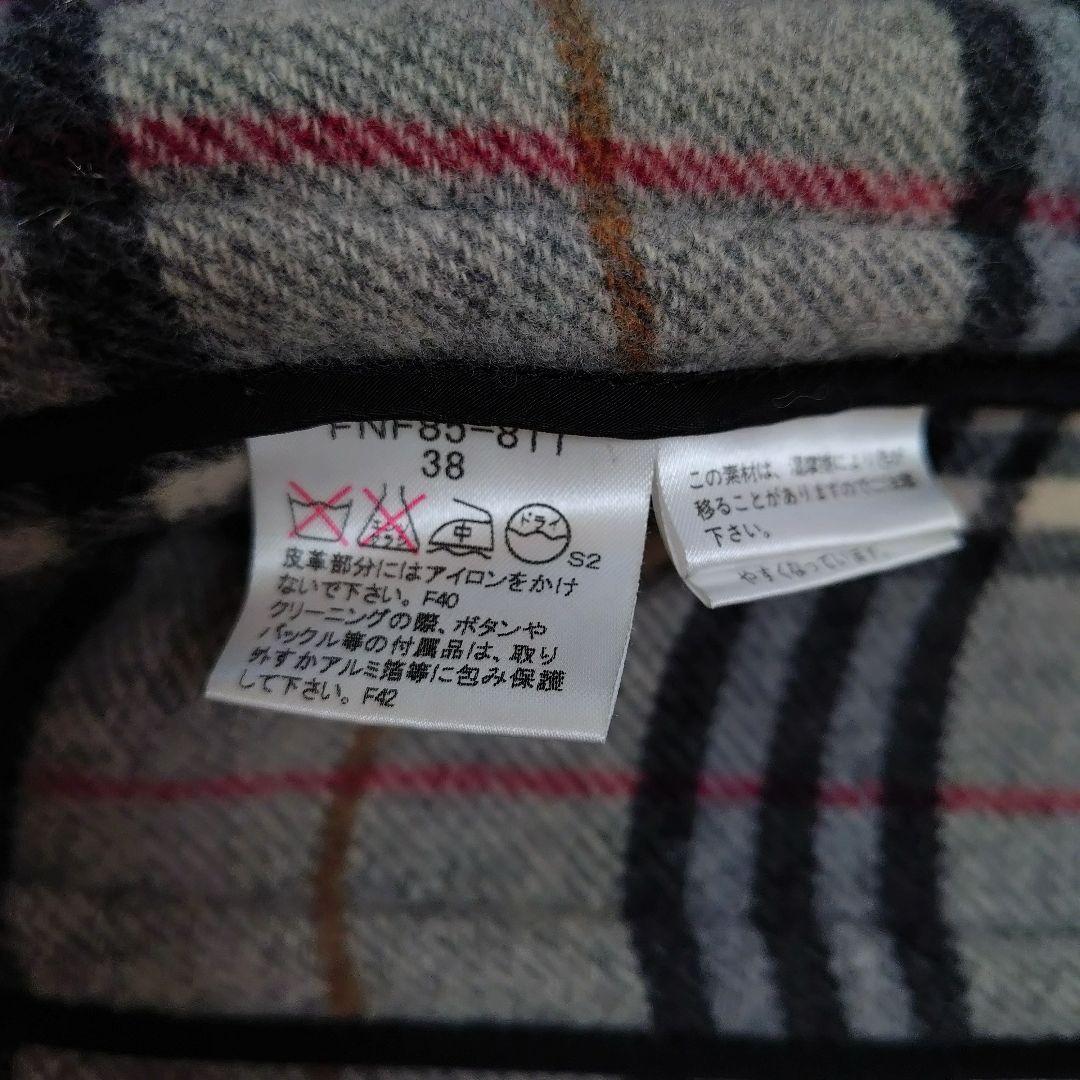 【ジャック】バーバリーブルーレーベル ダッフルコート　ノバチェック