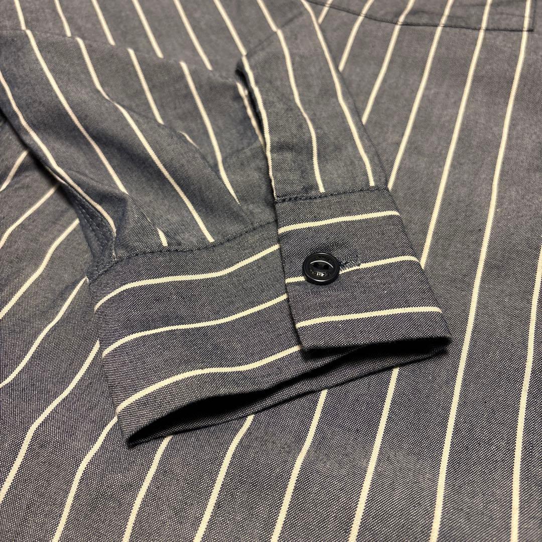 Schott ショット 刺繍 ワークシャツ ストライプ アメカジ バイク