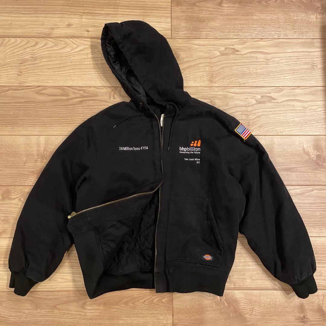 Dickies アクティブジャケット ダックジャケット 企業ロゴcarhartt