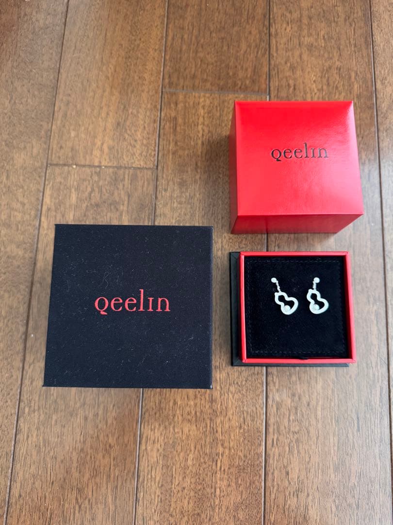 Qeelin キーリンWulu Pearl ピアス　2個セット