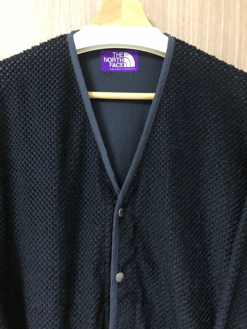 ザノースフェイスパープルレーベル リバーシブルフィールドスナップカーディガン