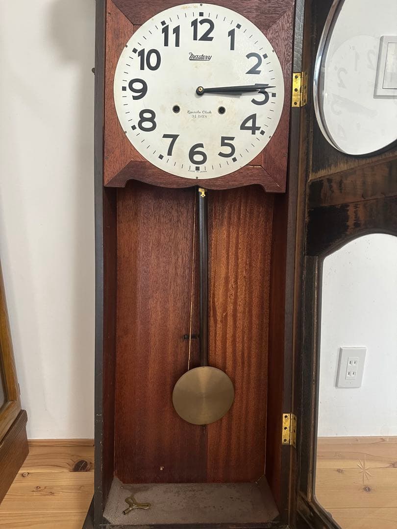 Mastery クラシック木製　掛、柱時計 高さ127cm