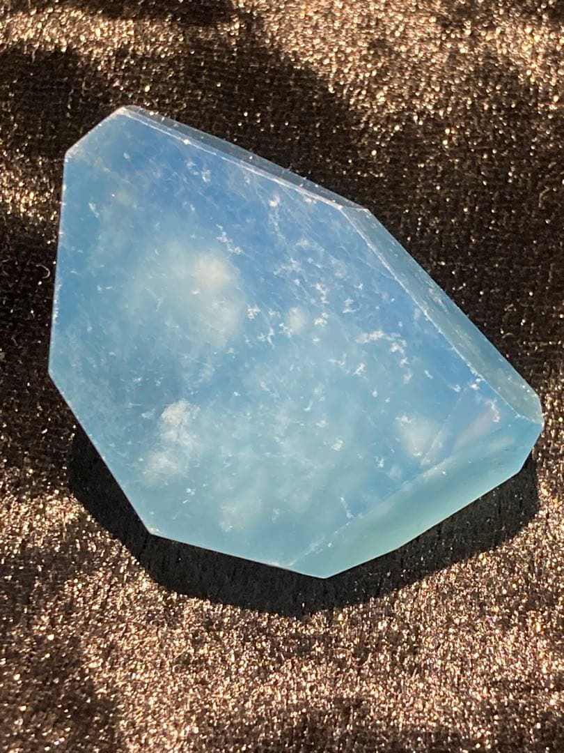 アクアマリン フリーカット 天然石 パワーストーン 幸せな結婚に導く