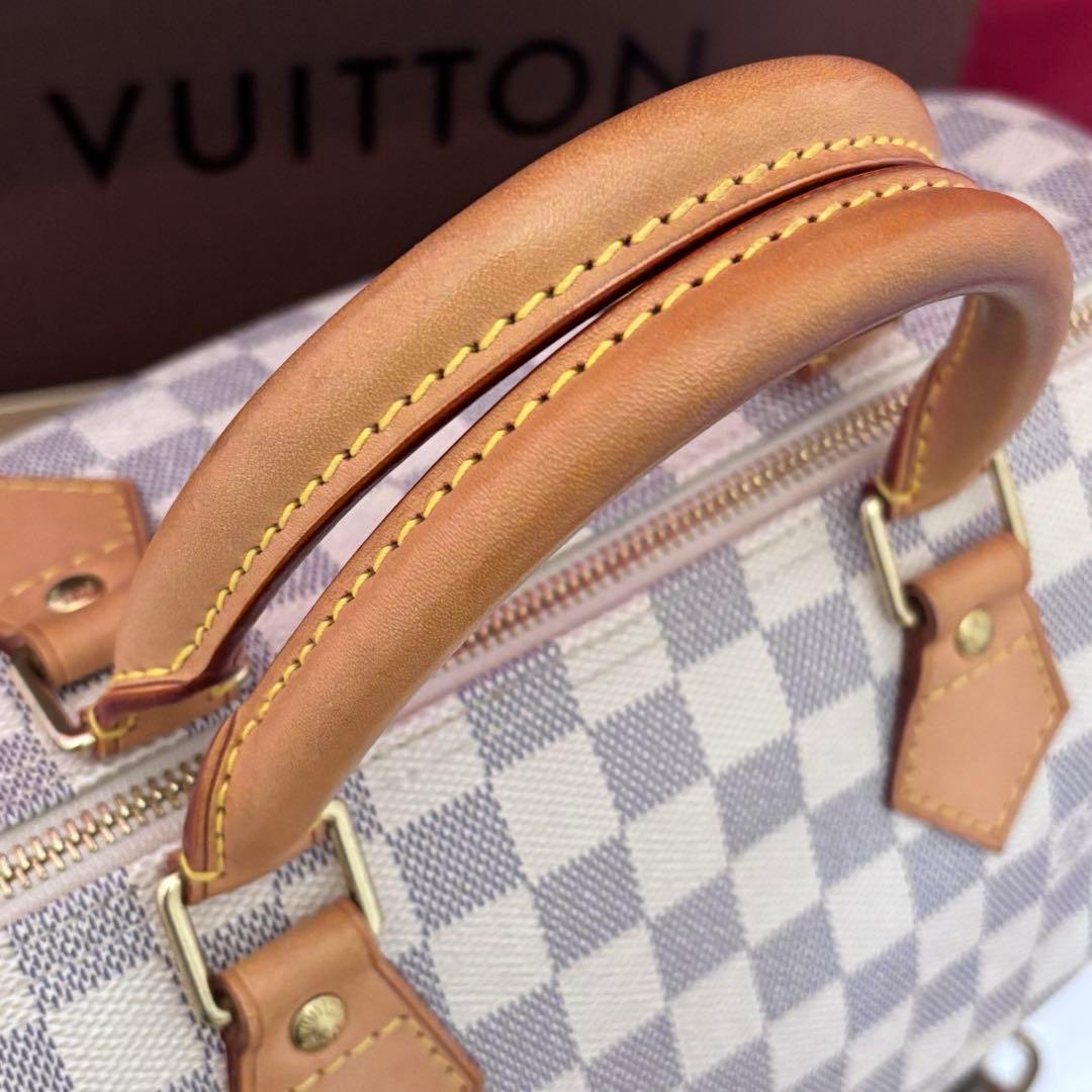 極美品！ルイヴィトン☆スピーディ30 ダミエ アズール