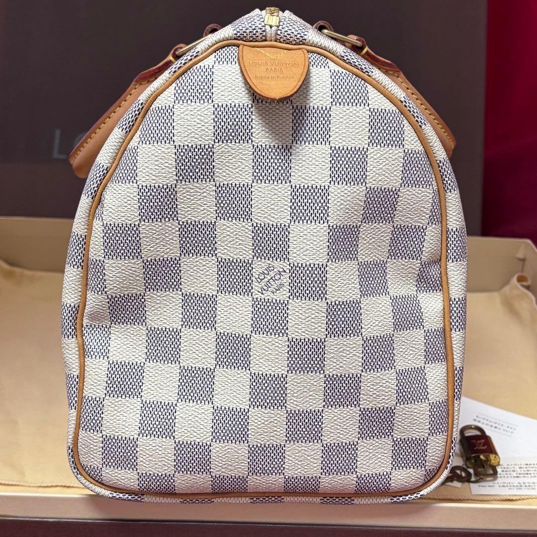 極美品！ルイヴィトン☆スピーディ30 ダミエ アズール