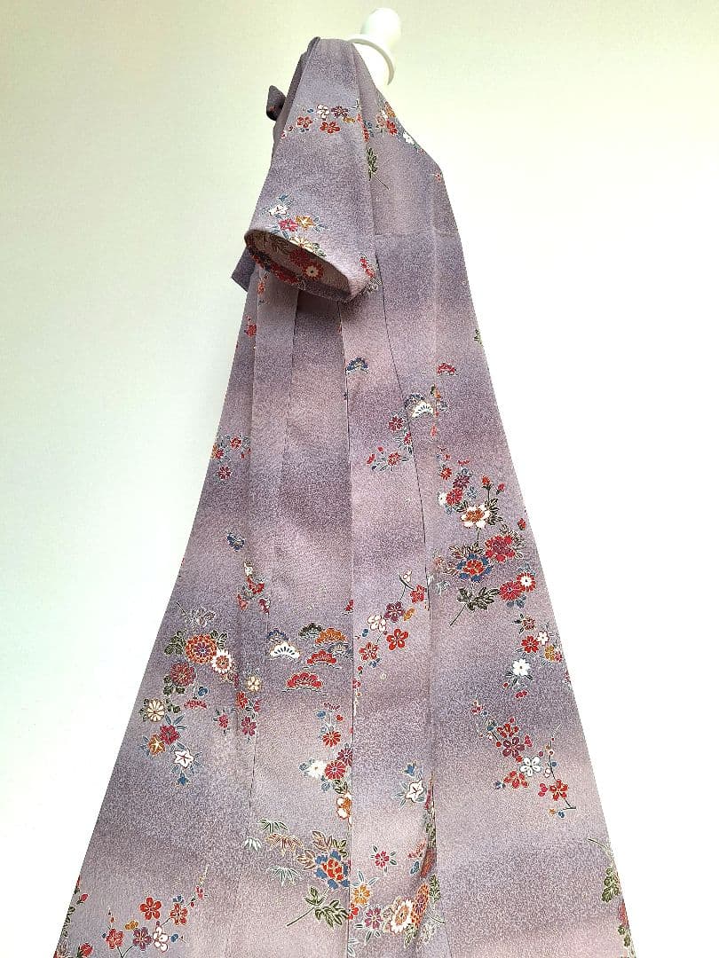 着物リメイクワンピース3632