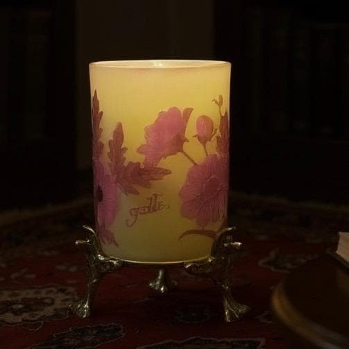 ◆証明書付◆EmileGalleエミールガレ 卓上ランプ　カメオ彫