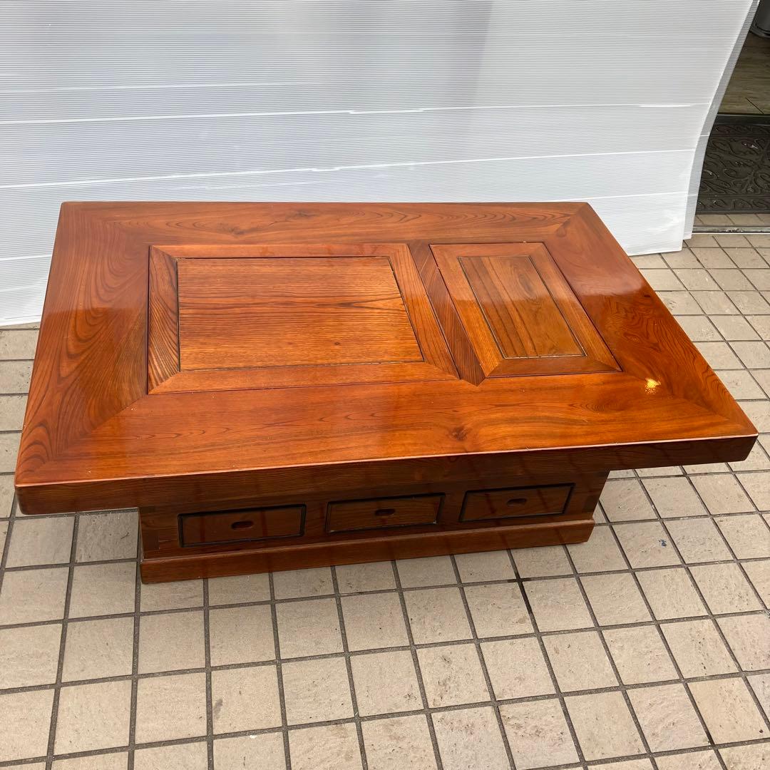 ★最終処分値下げ★欅？　囲炉裏テーブル　昭和レトロ 火鉢 古民家家具