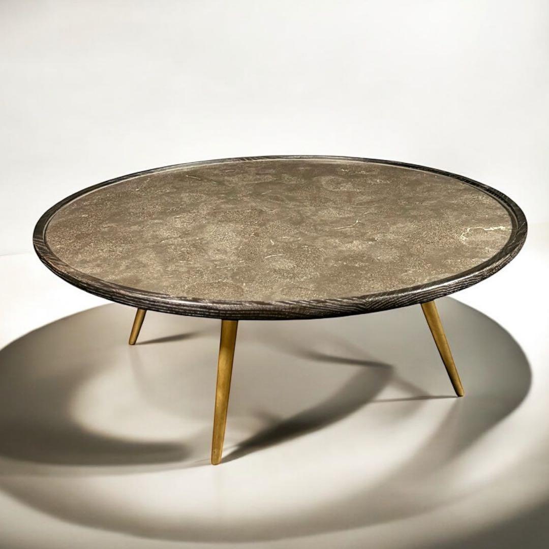 HR751 【美品】Knot antiques BARK コーヒーテーブル　80