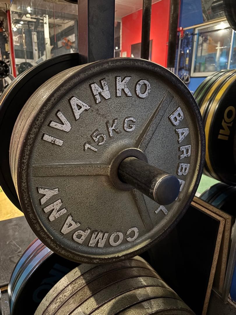 IVANKO バーベルプレート 15KG⑥