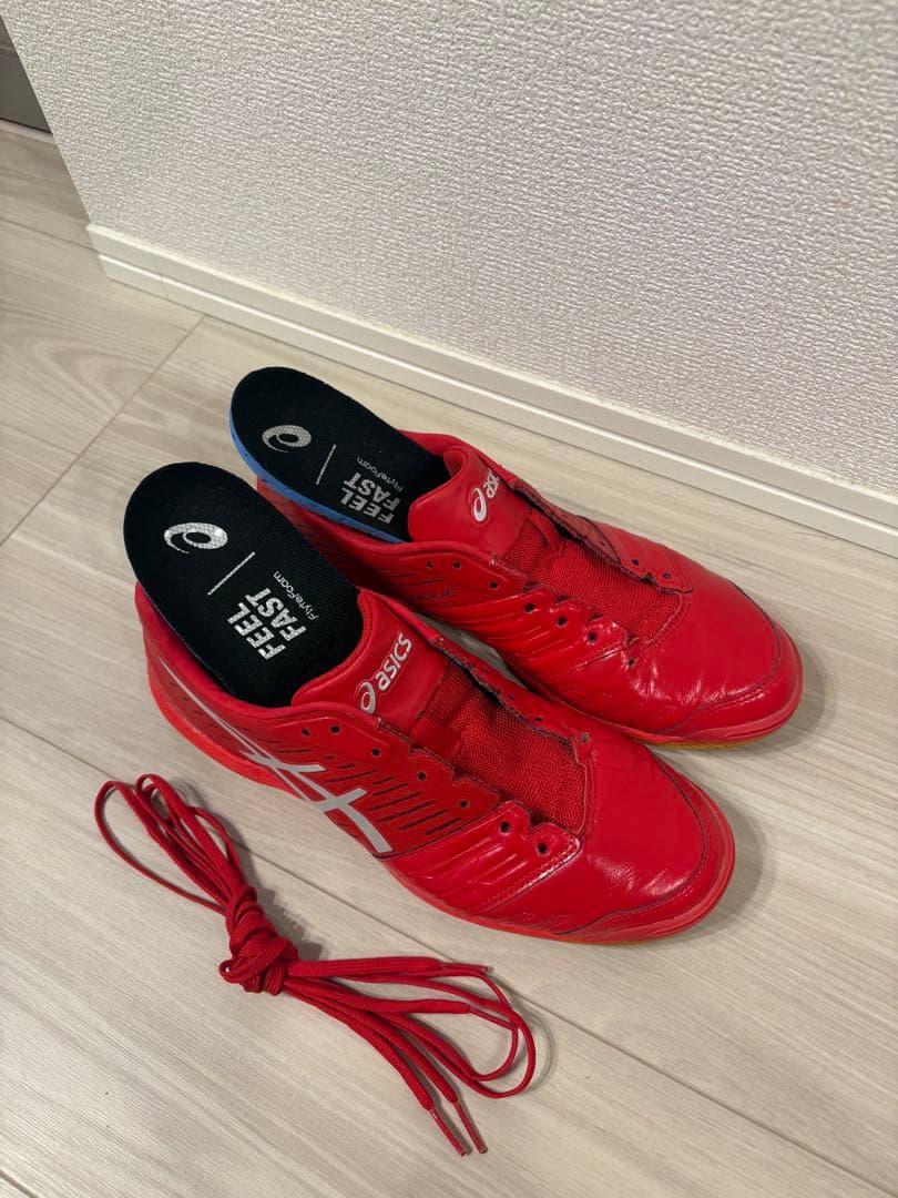 アシックス　デスタッキ　レッド　26.5 新品