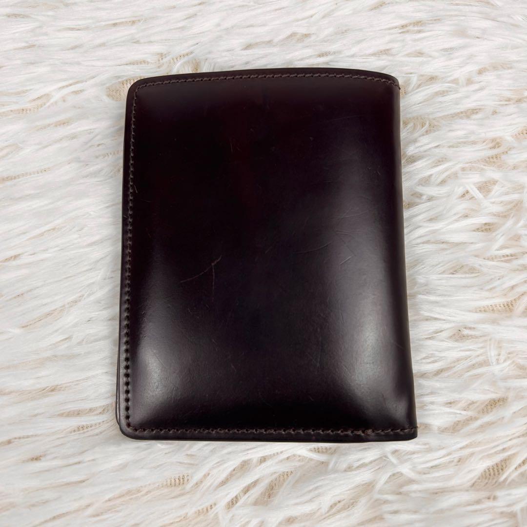 【高級】COCOMEISTER オベロン 折財布 シェルコードバン ボルドー