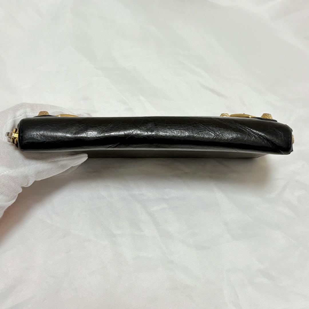 良品 バレンシアガ ジャイアント コンチネンタル 長財布 ラウンドジップ Y2K