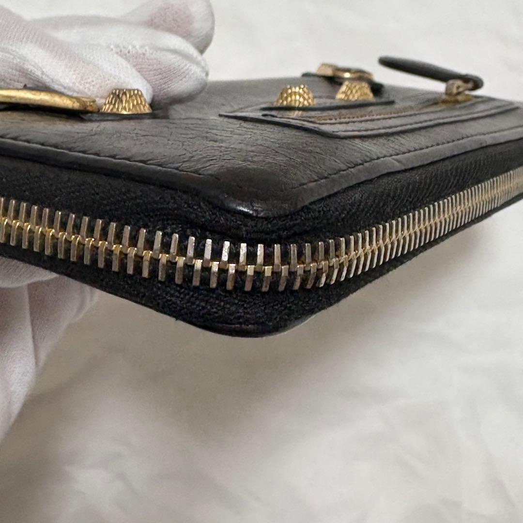 良品 バレンシアガ ジャイアント コンチネンタル 長財布 ラウンドジップ Y2K